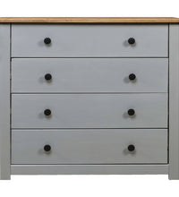 Sideboard Grau 80x40x73 cm Kiefernholz Panama