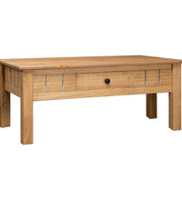 Couchtisch 100x60x45 cm Massivholz Panama-Kiefer