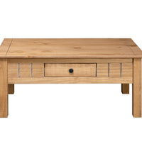 Couchtisch 100x60x45 cm Massivholz Panama-Kiefer