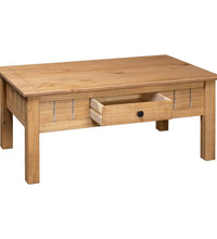 Couchtisch 100x60x45 cm Massivholz Panama-Kiefer