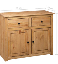 Sideboard 93x40x80 cm Kiefernholz Panama