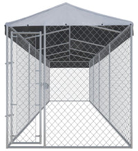 Outdoor-Hundezwinger mit Überdachung 760x190x225 cm