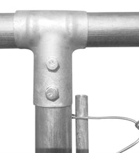 Outdoor-Hundezwinger mit Überdachung 760x190x225 cm