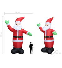 Aufblasbarer Weihnachtsmann LED IP20 600 cm XXL