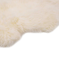 Teppich Schafspelz 60x90 cm Weiß