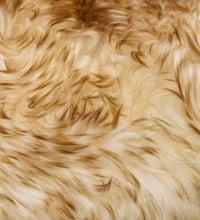 Teppich Schafspelz 60x90 cm Braun Melange