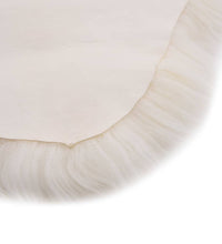 Teppich Schafspelz 60x180 cm Weiß