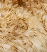 Teppich Schafspelz 60x180 cm Braun Melange