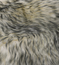 Teppich Schafspelz 60x180 cm Dunkelgrau Melange