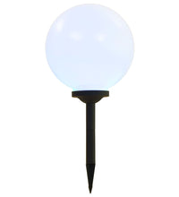 Außen-Solarlampen 4 Stk. LED Kugel 30 cm RGB