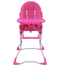 Baby-Hochstuhl Rosa und Weiß