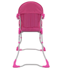 Baby-Hochstuhl Rosa und Weiß