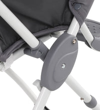 Baby-Hochstuhl Grau und Weiß