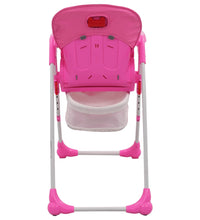 Baby-Hochstuhl Rosa und Grau