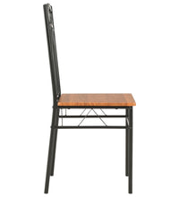 Esszimmerstühle 4 Stk. Braun MDF