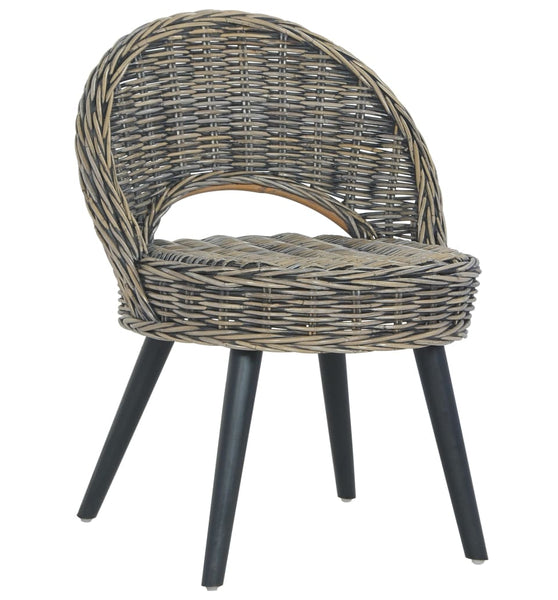 Sessel Kubu-Rattan Schwarz