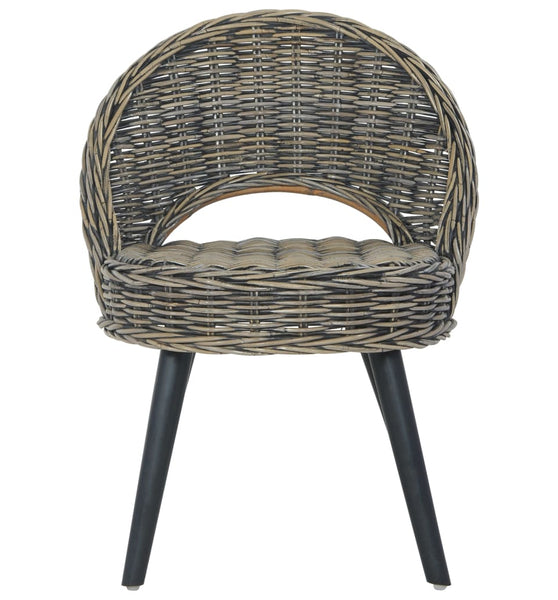 Sessel Kubu-Rattan Schwarz