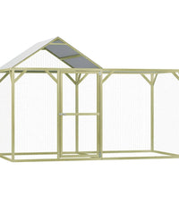 Hühnerkäfig 3x1,5x2 m Imprägniertes Kiefernholz