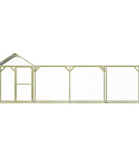 Hühnerkäfig 6x1,5x2 m Imprägniertes Kiefernholz