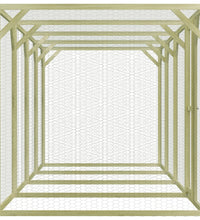 Hühnerkäfig 1,5x6x1,5 m Imprägniertes Kiefernholz