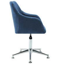 Esszimmerstühle Drehbar 4 Stk. Blau Stoff