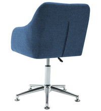 Esszimmerstühle Drehbar 4 Stk. Blau Stoff