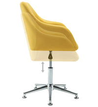 Esszimmerstühle Drehbar 6 Stk. Gelb Stoff