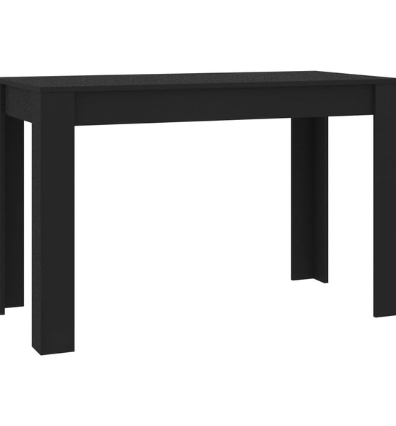 Esstisch Schwarz 120x60x76 cm Holzwerkstoff
