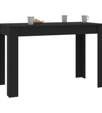 Esstisch Schwarz 120x60x76 cm Holzwerkstoff
