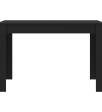 Esstisch Schwarz 120x60x76 cm Holzwerkstoff
