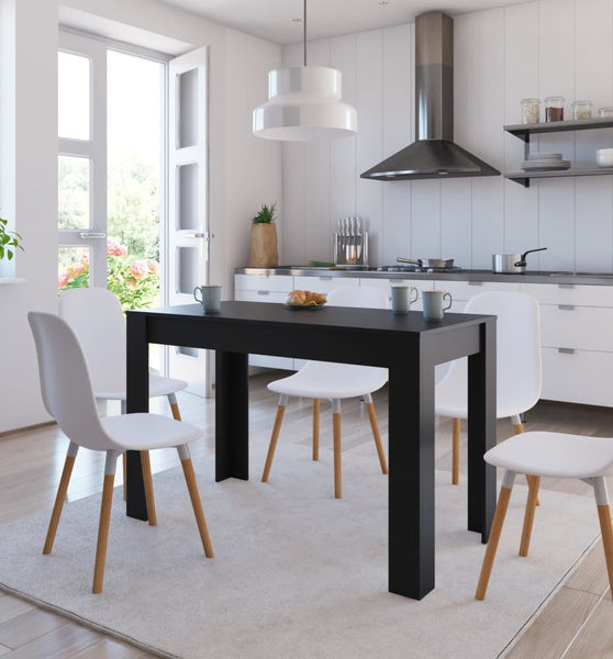 Esstisch Schwarz 120x60x76 cm Holzwerkstoff