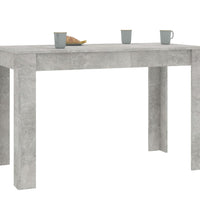 Esstisch Betongrau 120x60x76 cm Holzwerkstoff