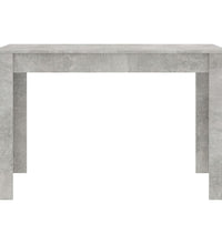 Esstisch Betongrau 120x60x76 cm Holzwerkstoff