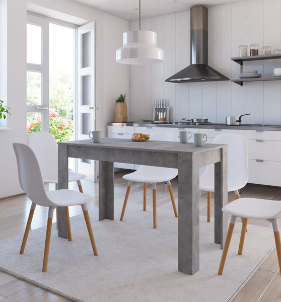 Esstisch Betongrau 120x60x76 cm Holzwerkstoff