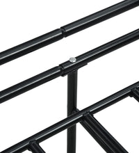 Tagesbett-Rahmen Schwarz Metall 90×200 cm