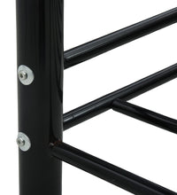 Tagesbett-Rahmen Schwarz Metall 90×200 cm