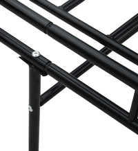 Tagesbett-Rahmen Schwarz Metall 90×200 cm