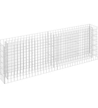 Gabionen-Hochbeet Verzinkter Stahl 180×30×60 cm