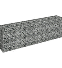 Gabionen-Hochbeet Verzinkter Stahl 180×30×60 cm