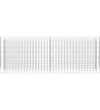 Gabionen-Hochbeet Verzinkter Stahl 180×30×60 cm