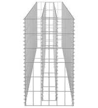 Gabionen-Hochbeet Verzinkter Stahl 180×30×60 cm