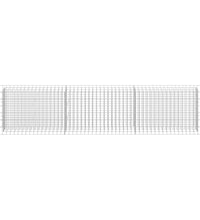 Gabionen-Hochbeet Verzinkter Stahl 270×30×60 cm