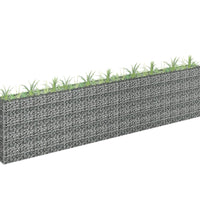 Gabionen-Hochbeet Verzinkter Stahl 360×30×90 cm