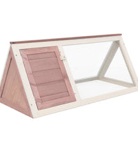 Kleintier-/Kaninchenstall Braun Holz