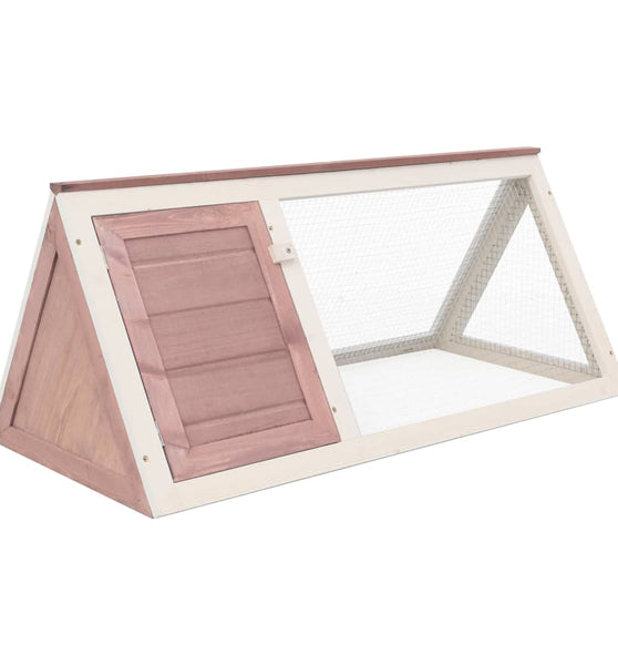Kleintier-/Kaninchenstall Braun Holz