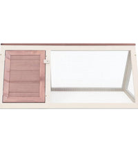 Kleintier-/Kaninchenstall Braun Holz