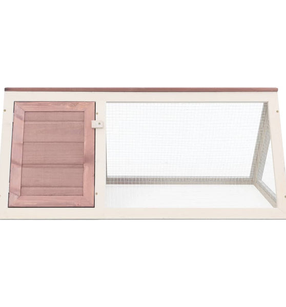 Kleintier-/Kaninchenstall Braun Holz