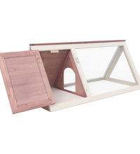 Kleintier-/Kaninchenstall Braun Holz