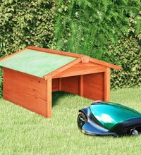 Roboter-Rasenmäher Garage 72x87x50 cm Massivholz Tanne