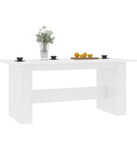 Esstisch Weiß 180x90x76 cm Holzwerkstoff